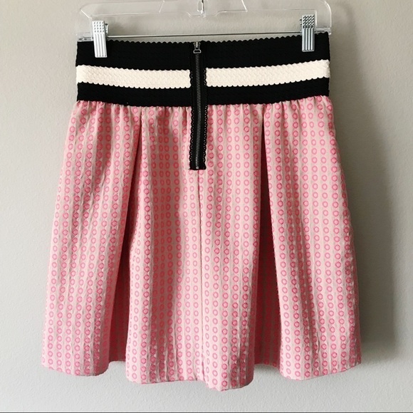 Maeve for Anthropologie Ballad Swing Skirt Size Small Pink/Tan Cocktail Party - Picture 8 of 11